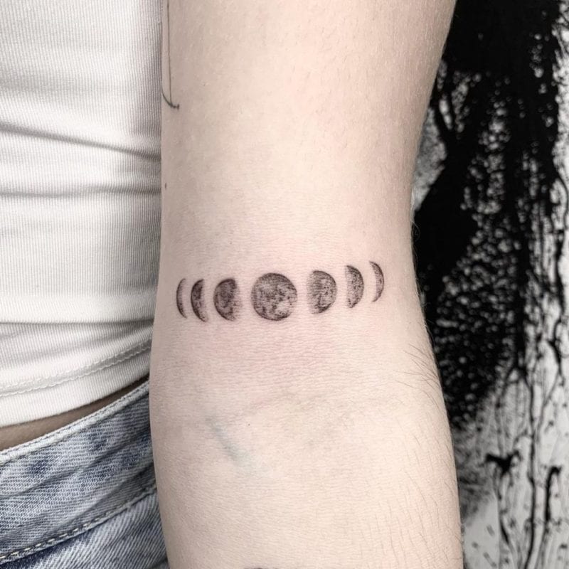 Tattoo fase lunar