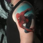 tattoo Spiderman realista