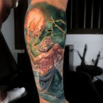 tattoo Poseidon realista