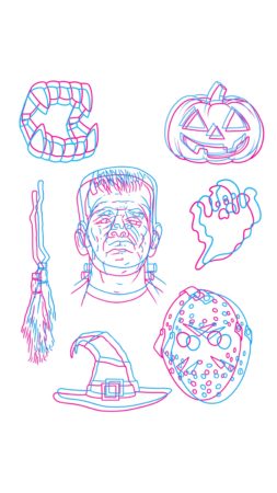 Halloween and Frankenstein tattoo