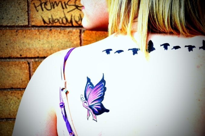 tatuaje mariposa