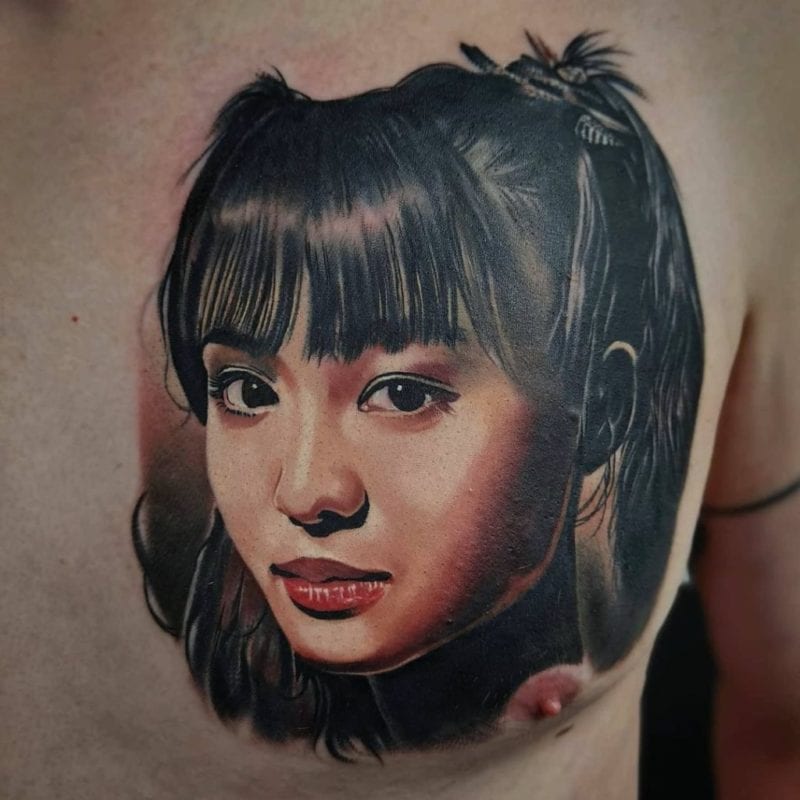 Tattoo Moa Kikuchi realismo