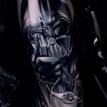 Tattoo Darth Vader contemporary realism