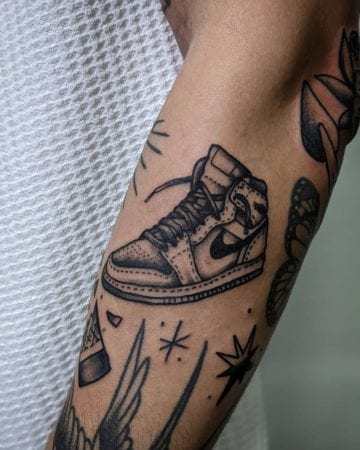 Tattoo nike calzado