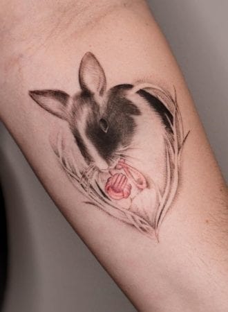 Tattoo conejo