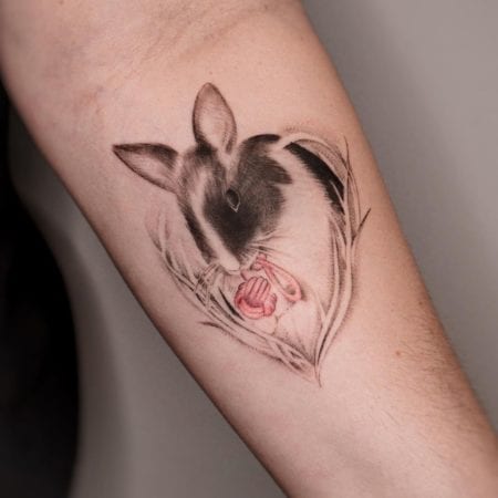 Tattoo conejo