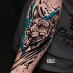Tattoo sketch perro