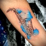tattoo saxofon