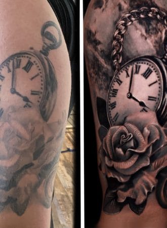 tattoo cover reloj