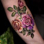 tattoo rosas color