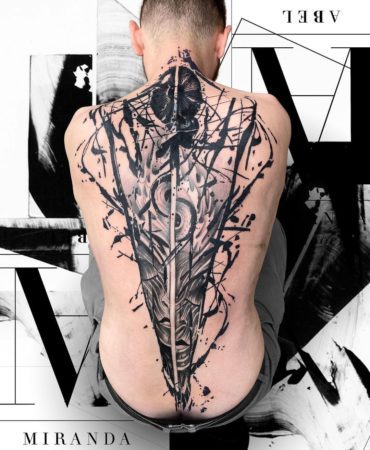 tattoo espalda Abel Miranda