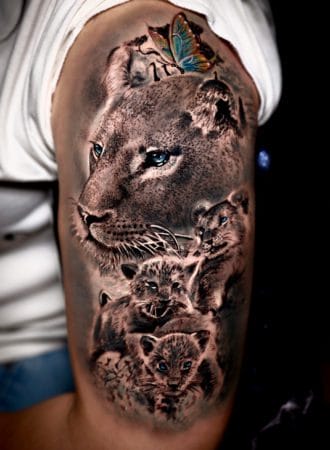 tattoo familia leones