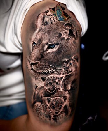 tattoo familia leones