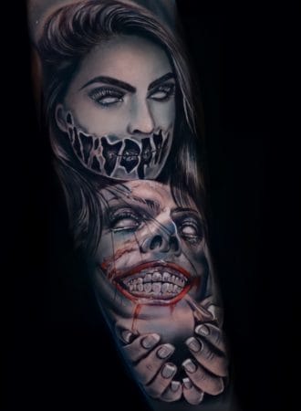 tattoo realista cara