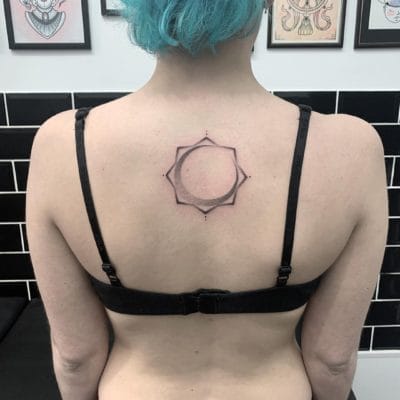tattoo luna ornamental