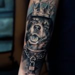 Tattoo perro realista
