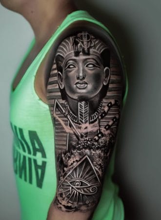 tattoo composición egipcia
