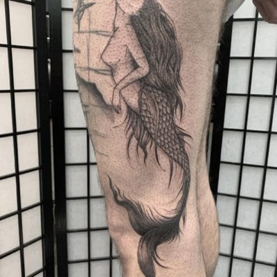 tattoo sirena sketch
