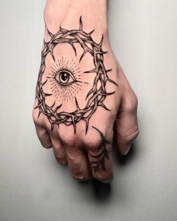 Tattoo espino y ojo
