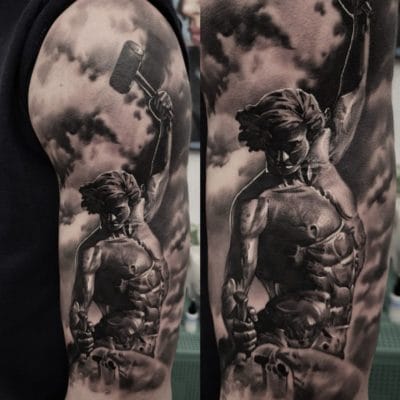 Tattoo dios griego