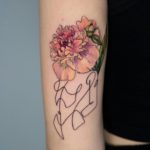 tattoo flor y fineline