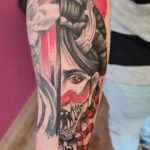 tattoo máscara mujer
