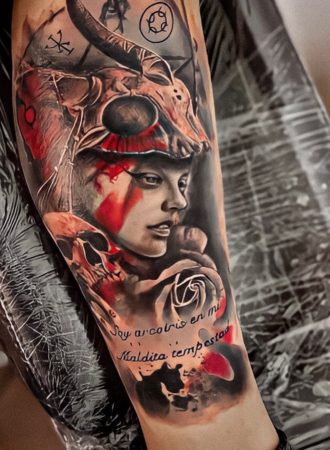 tattoo mujer guerrera