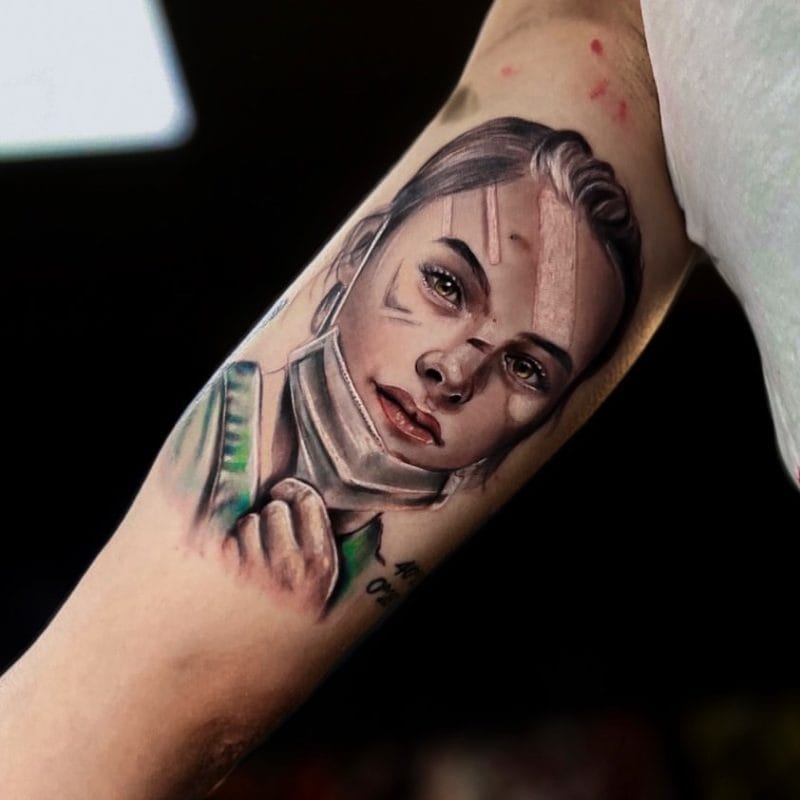 Tattoo retrato enfermera - Avantgarde Tattoo Barcelona