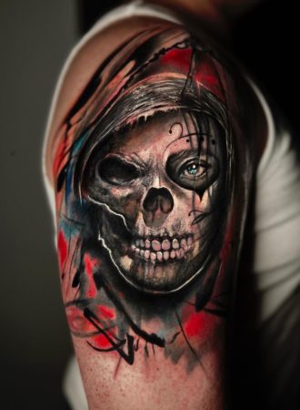 tattoo media muerte