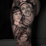 tattoo retrato familia