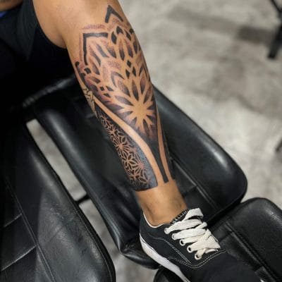 Tatuaje para gemelo hombre