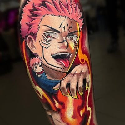 realismo tattoo, comic tatuaje
