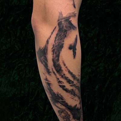 Tatuaje para pierna