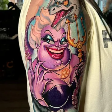 Tatuaje estilo anime en Barcelona